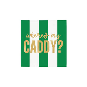 Where's My Caddy Dessert Napkins 20ct | The Party Darling