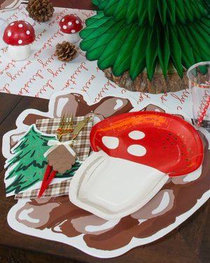 Holiday Tree Shaped Lunch Napkins 20ct | The Party Darling