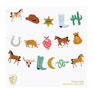 DIY Yeehaw Western Party Garland 20ft | The Party Darling