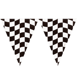 Race Flag Pennant Banner 12ft Close Up