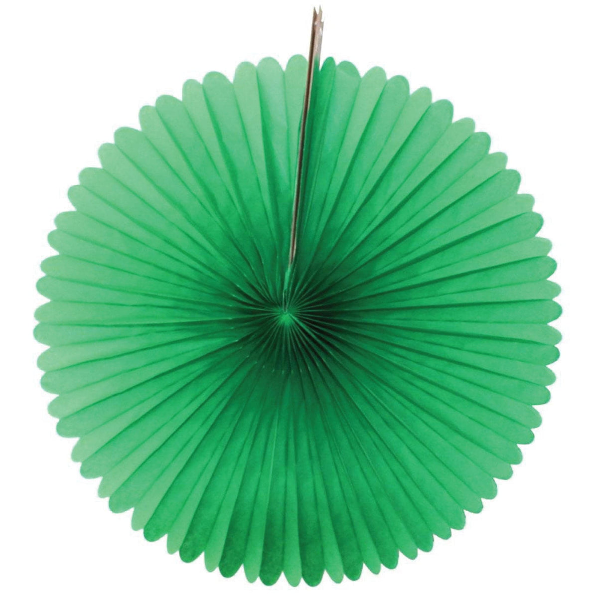 13" Light Green Tissue Paper Fan | The Party Darling