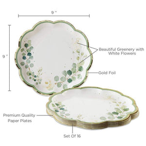 Botanical Garden Lunch Plates | The Party Darling