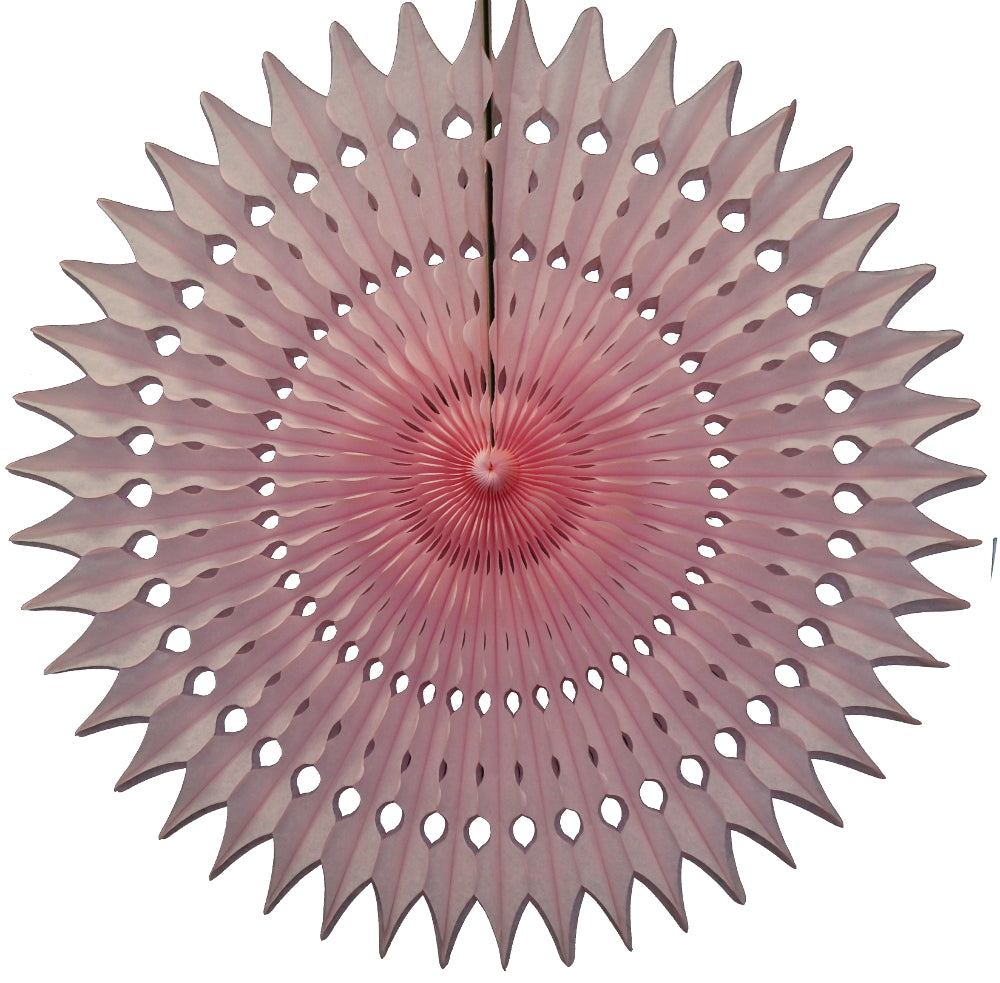 Pink Tissue Paper Fan 21in | The Party Darling