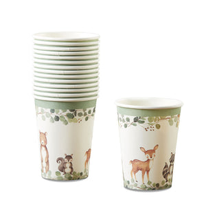 Woodland Baby Shower Cups 16ct | The Party Darling
