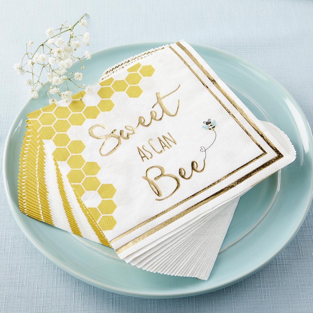 Sweet As Can Bee Lunch Napkins 30ct | The Party Darling
