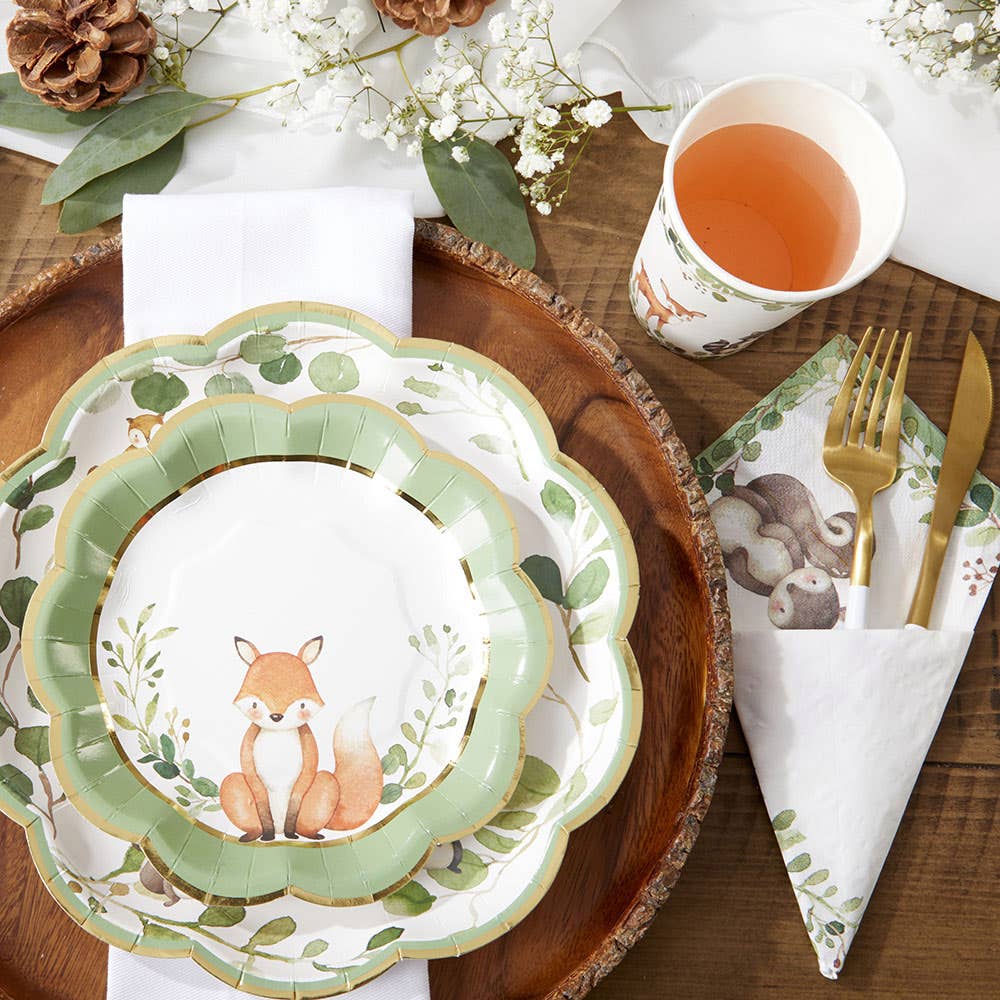 Woodland Baby Shower Cups 16ct - The Party Darling