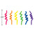 Multicolor Coil Birthday Candles | The Party Darling