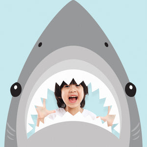 Shark Party Photo Booth Props 10ct | The Party Darling