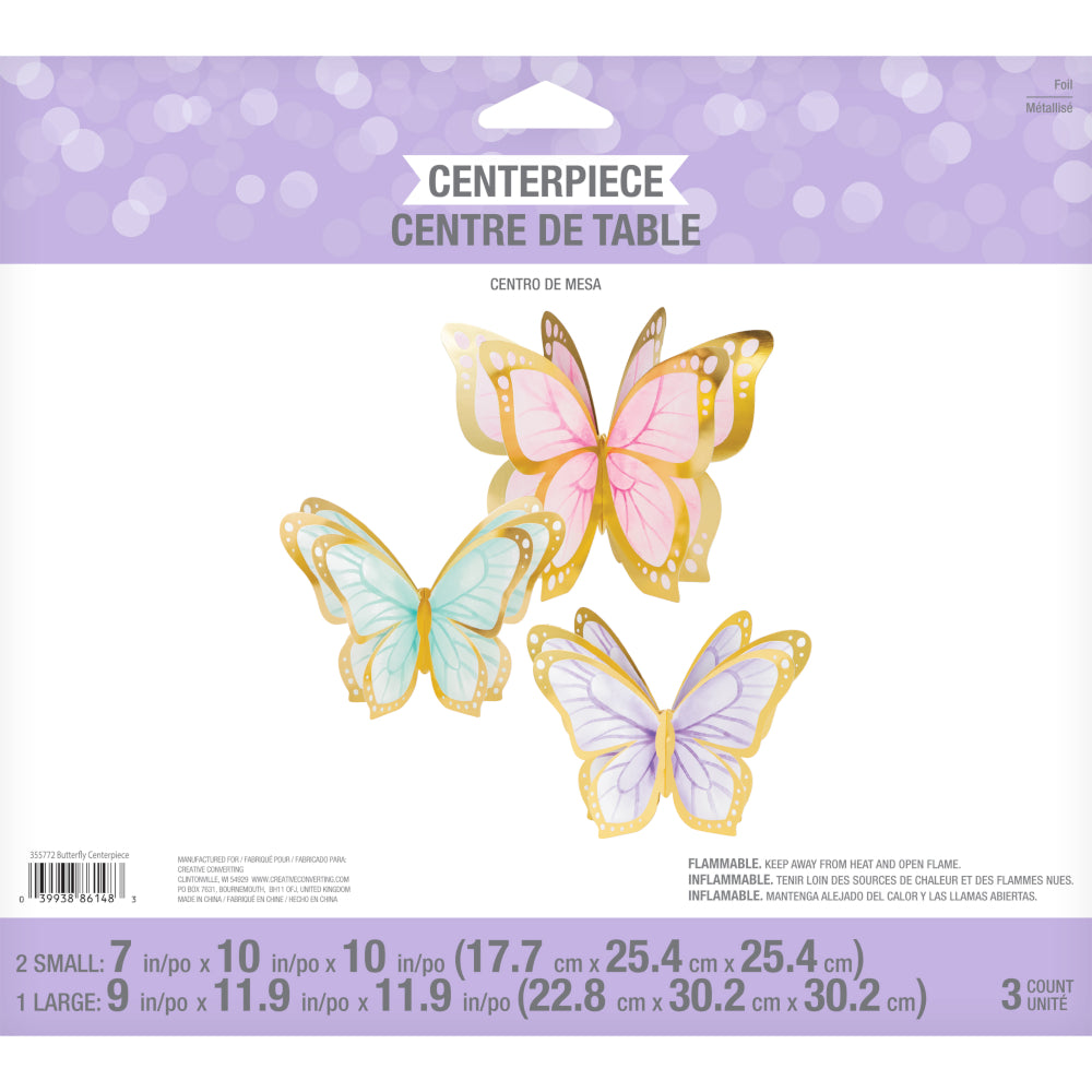 3D Butterfly Centerpieces 3ct - The Party Darling