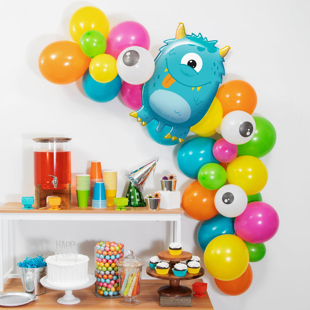 Monsters Balloon Garland Kit 5ft