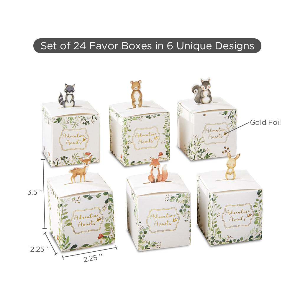 Woodland Baby Shower Favor Box (Set of 24) | The Party Darling