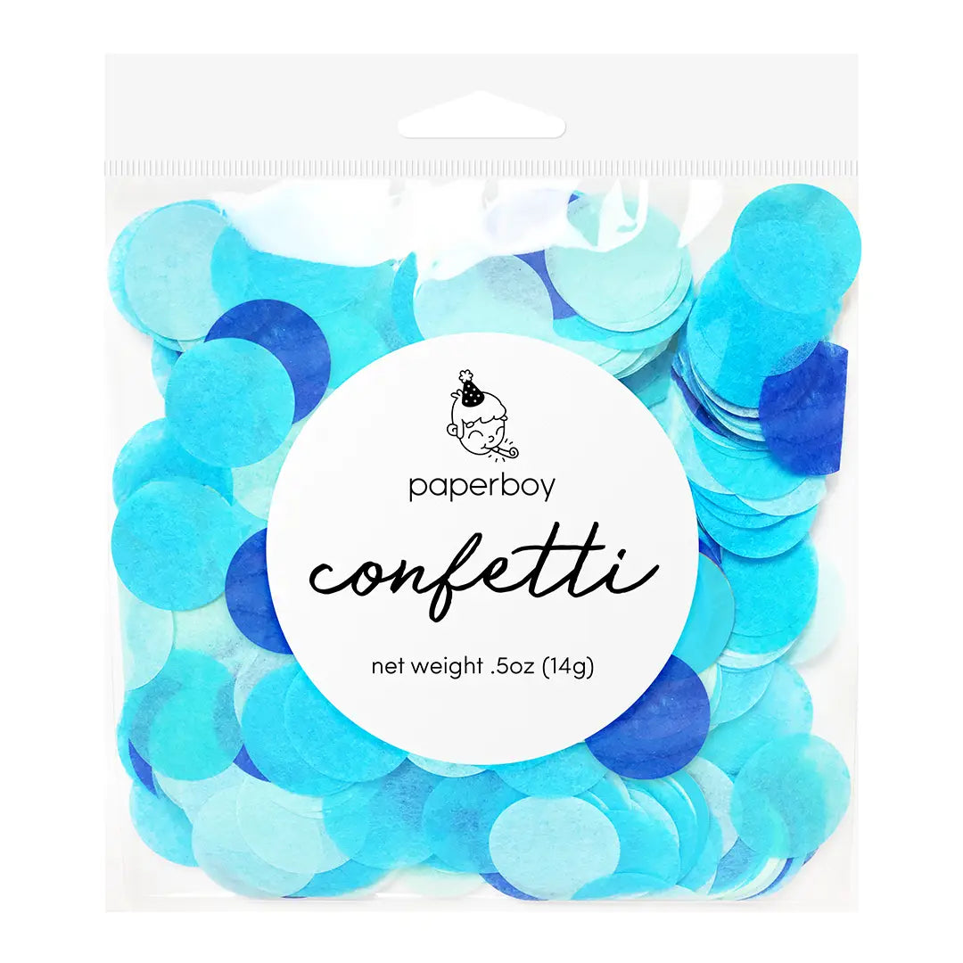 Blue & Gold Confetti Pack .5oz | The Party Darling