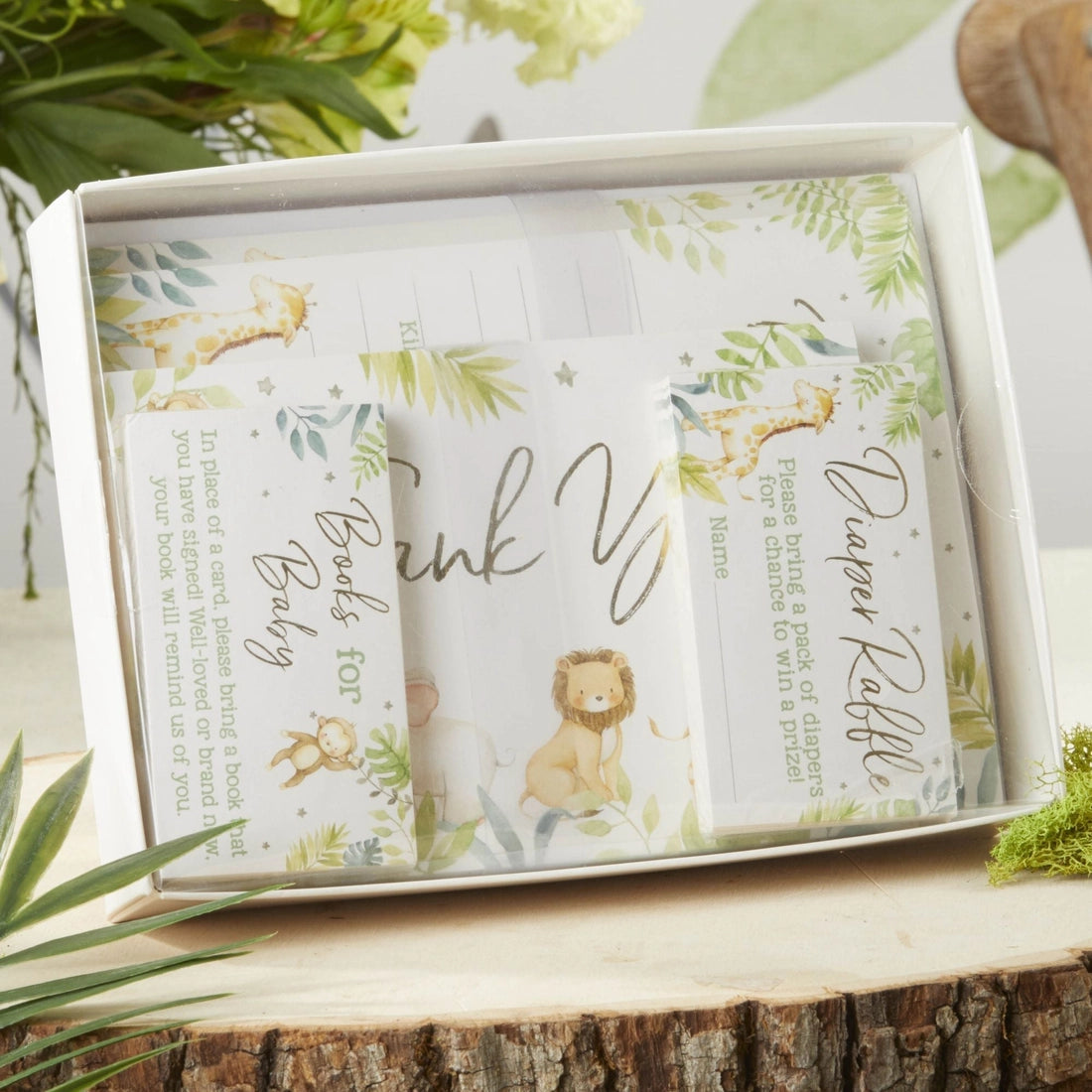 Safari Baby Shower Invitation & Thank You Card Bundle | The Party Darling