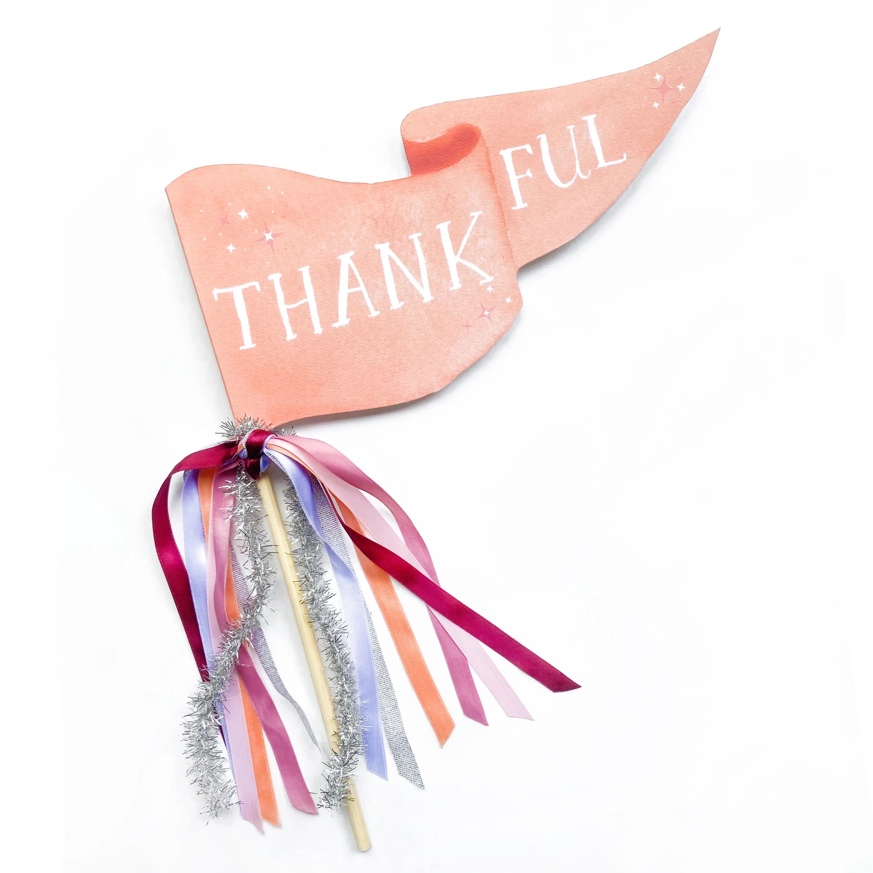 Thankful Thanksgiving Pennant Flag | The Party Darling