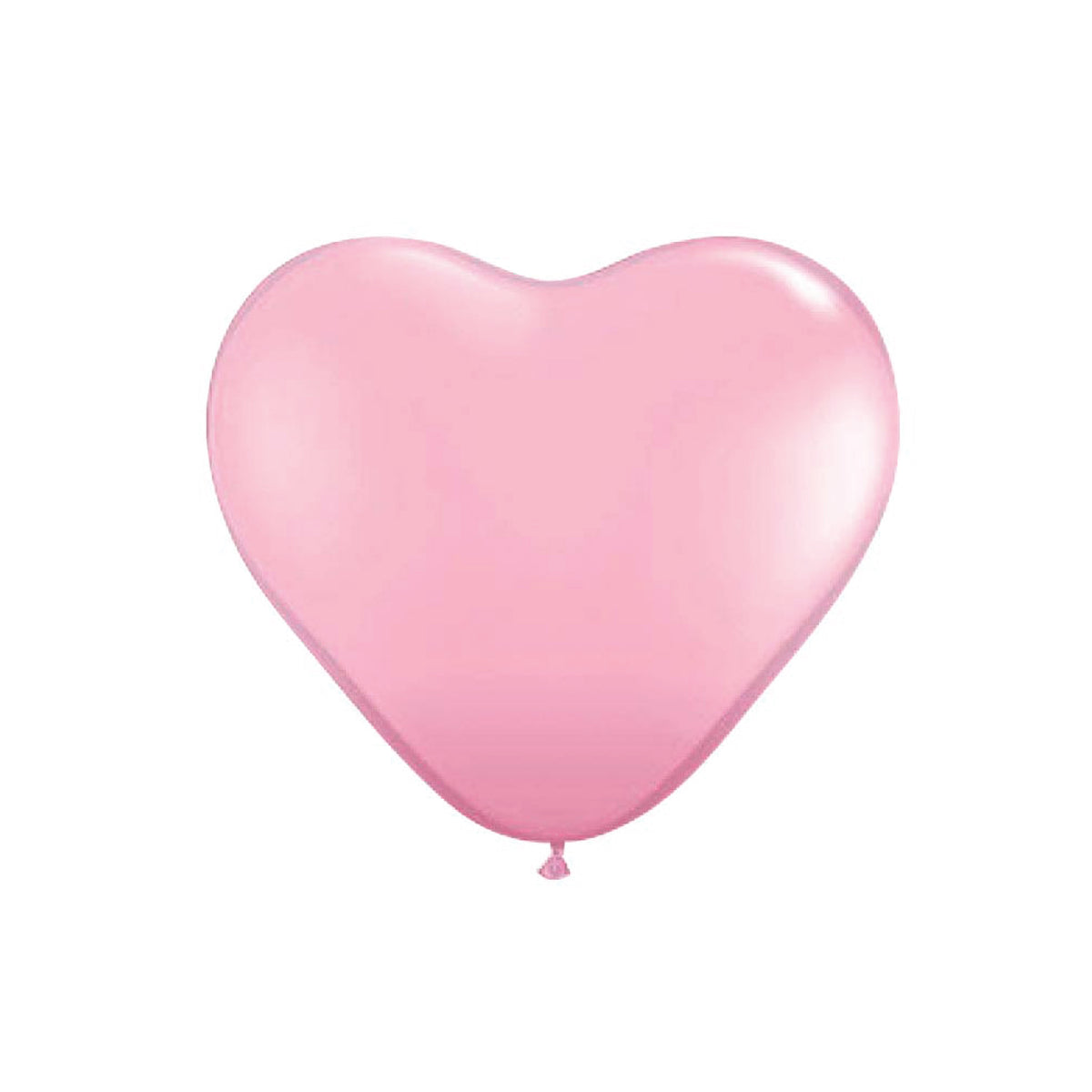 Light Pink Heart Latex Balloons 6" 12ct | The Party Darling
