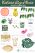 Tropical Palm Leaf Plastic Placemat | The Party Darling