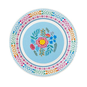 Boho Variety Floral Paper Lunch Plates 12ct | The Party Darling