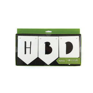 Adventure Happy Birthday Banner 4.5ft Packaged