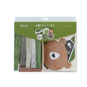 Happy Camper Paper Fan Decorations 10pc | The Party Darling