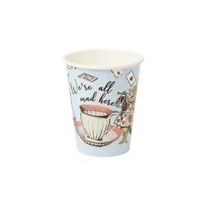 Alice in Wonderland Paper Cups 8ct | The Party Darling