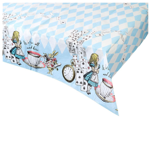 Alice in Wonderland Paper Table Cover 47in x 71in | The Party Darling