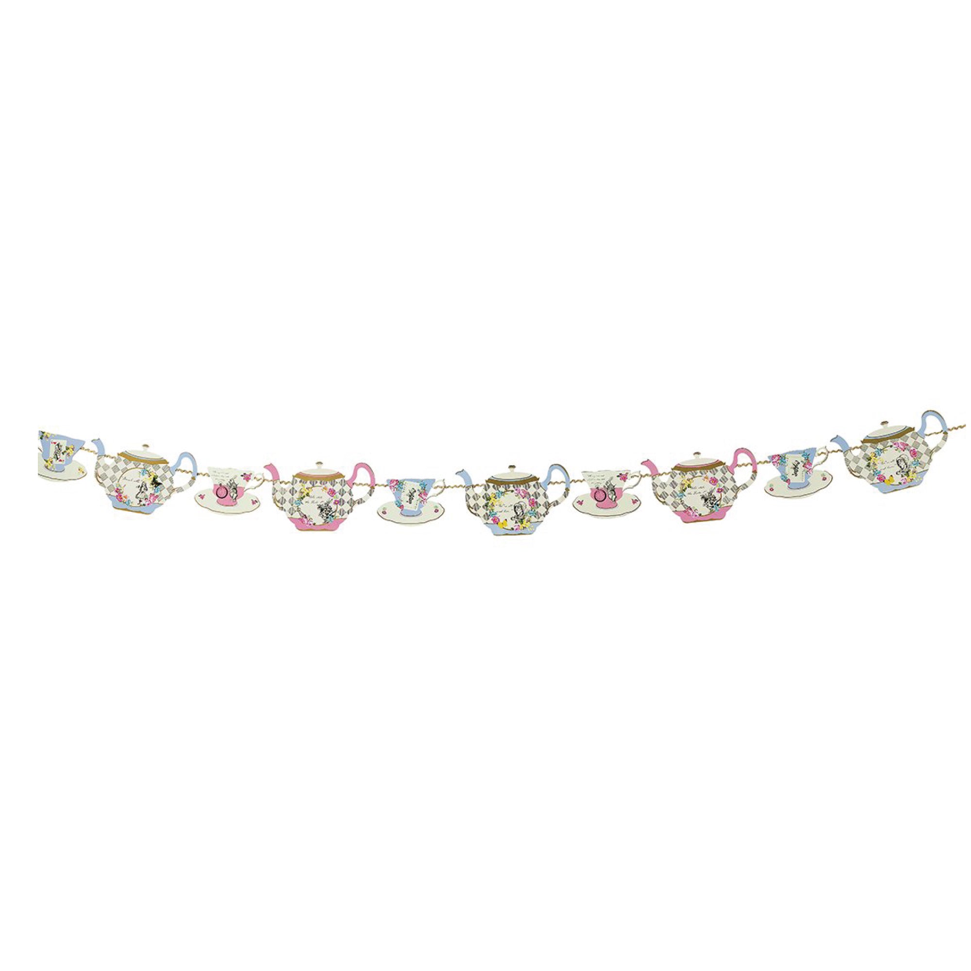 Alice in Wonderland Teapot Garland 13ft | The Party Darling