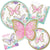 Butterfly Dessert Plates 8ct | The Party Darling