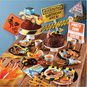 Caution Birthday Zone! Construction Tape - The Party Darling