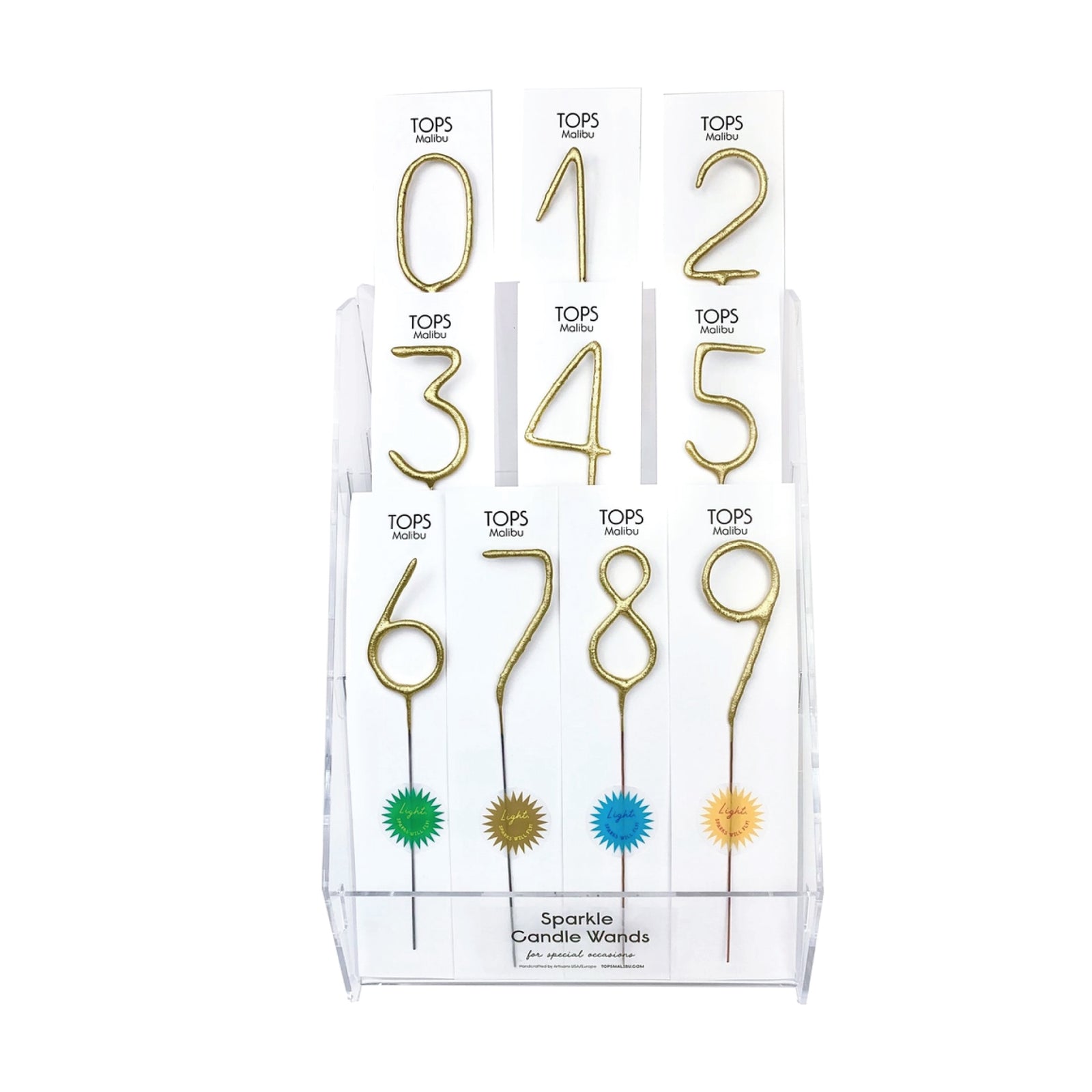 Big Gold Number Sparkler 0-9 | The Party Darling