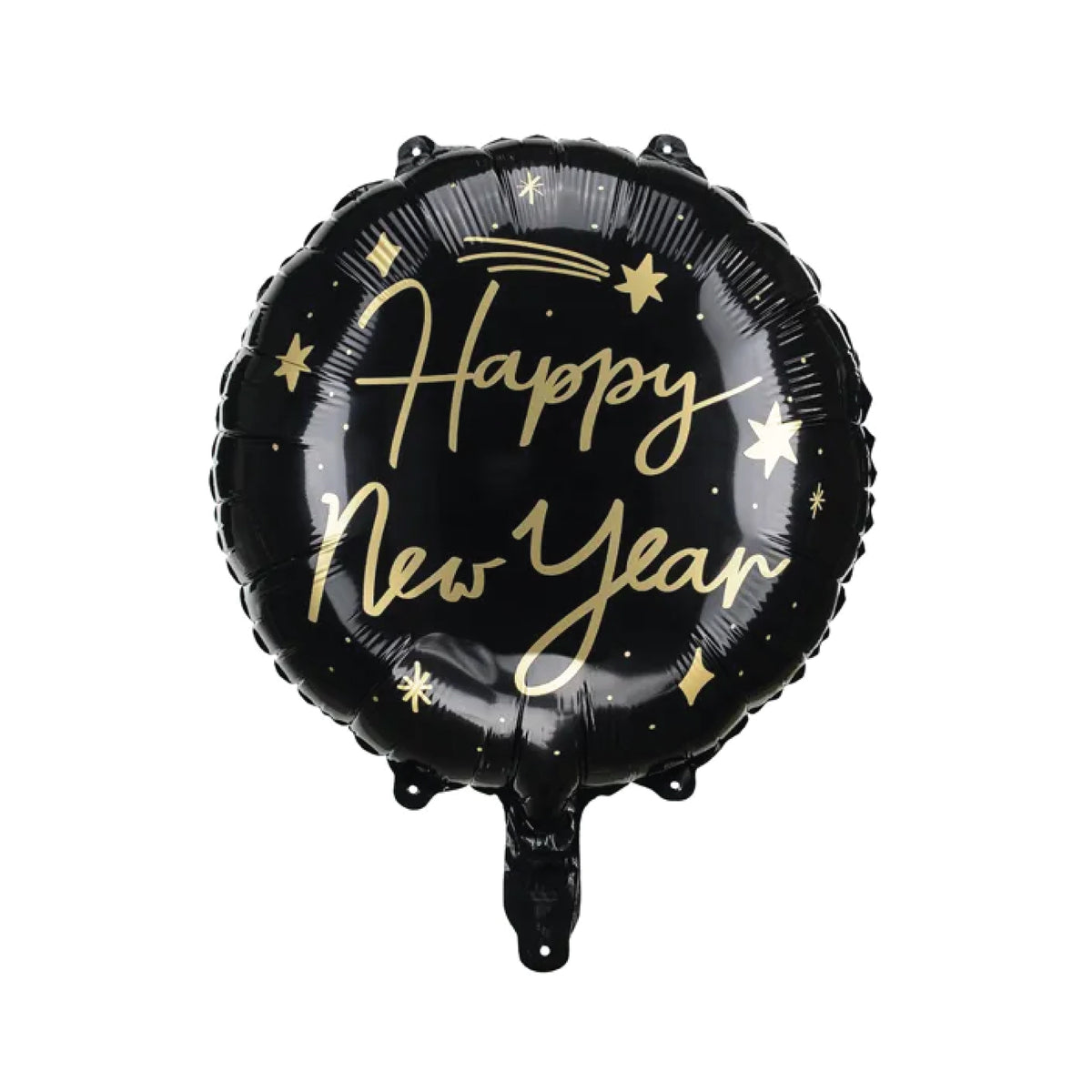Black Happy New Year Foil Balloon | The Party Darling