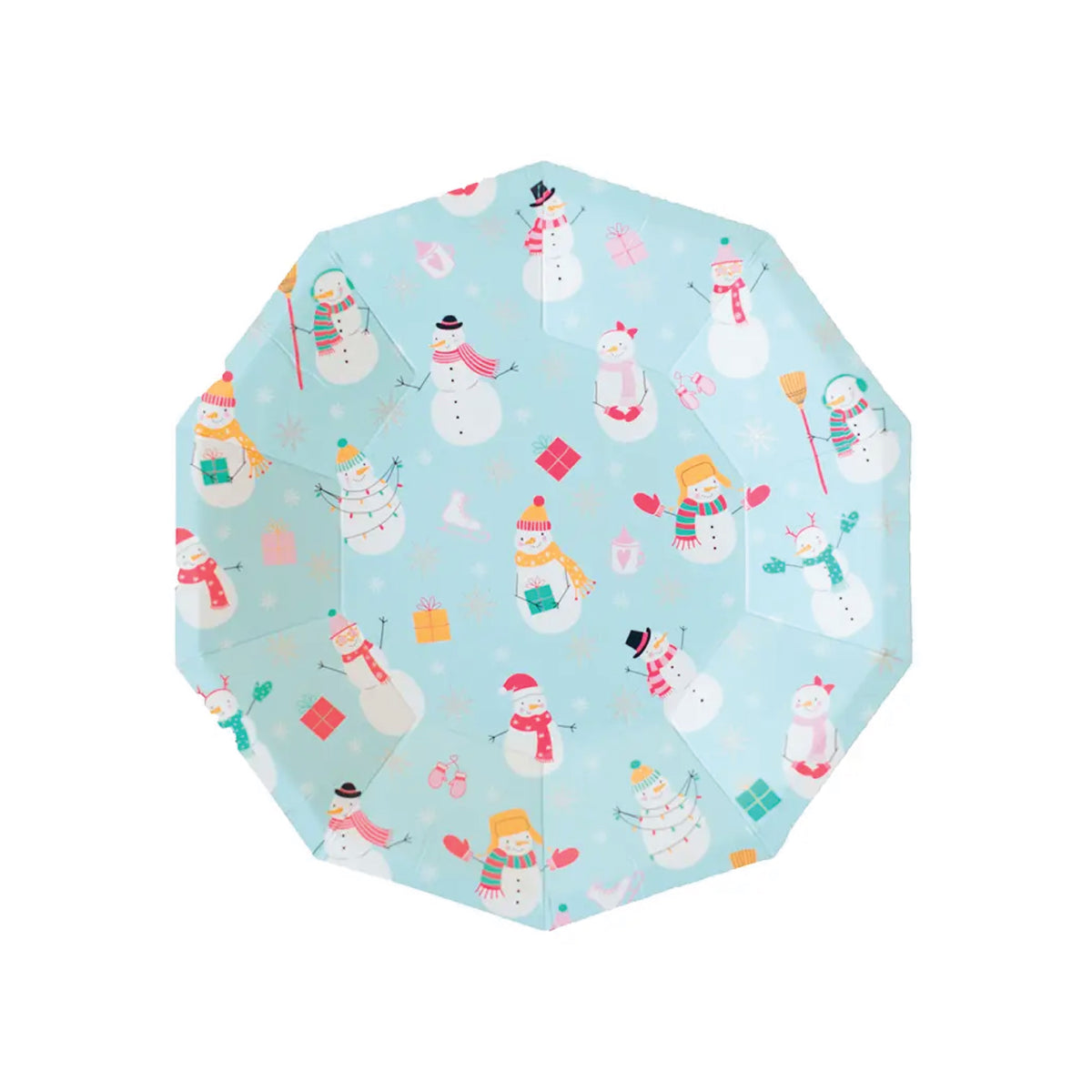 Blizzard Buddies Dessert Plates 8ct | The Party Darling