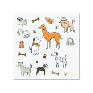 Bow Wow Dog Sticker Sheets 4ct | The Party Darling