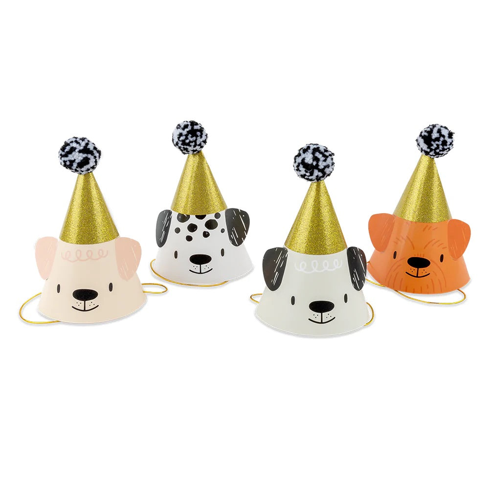 Bow Wow Dog Party Hats 8ct | The Party Darling