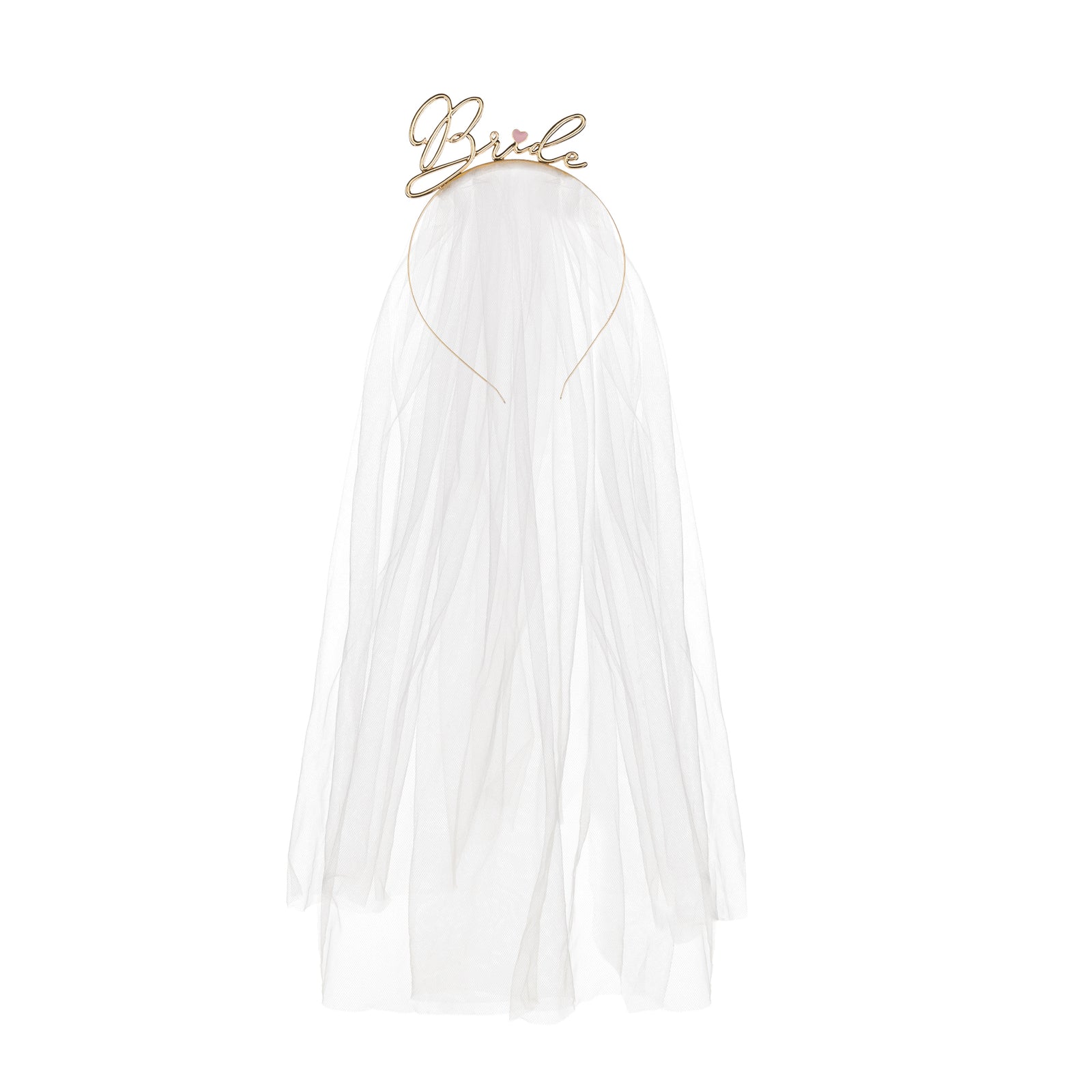 Gold Bride Veil Headband | The Party Darling