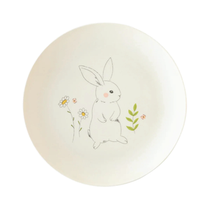 Bunny Bamboo Plate