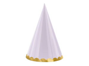 Assorted Pastel Party Hats 6ct - The Party Darling