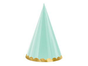 Assorted Pastel Party Hats 6ct - The Party Darling