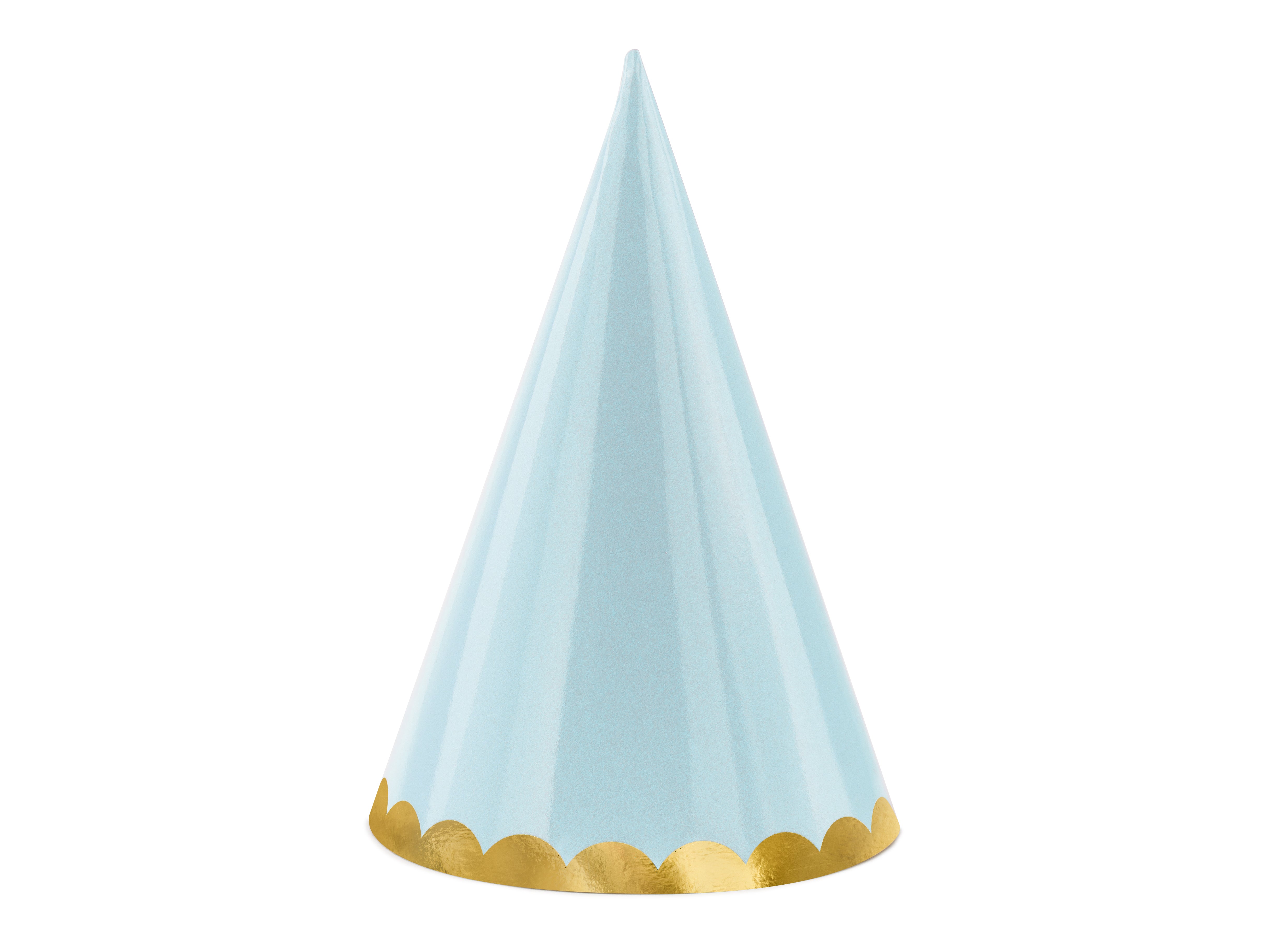 Assorted Pastel Party Hats 6ct - The Party Darling