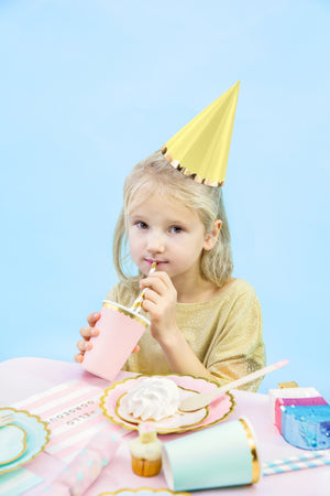 Assorted Pastel Party Hats 6ct - The Party Darling