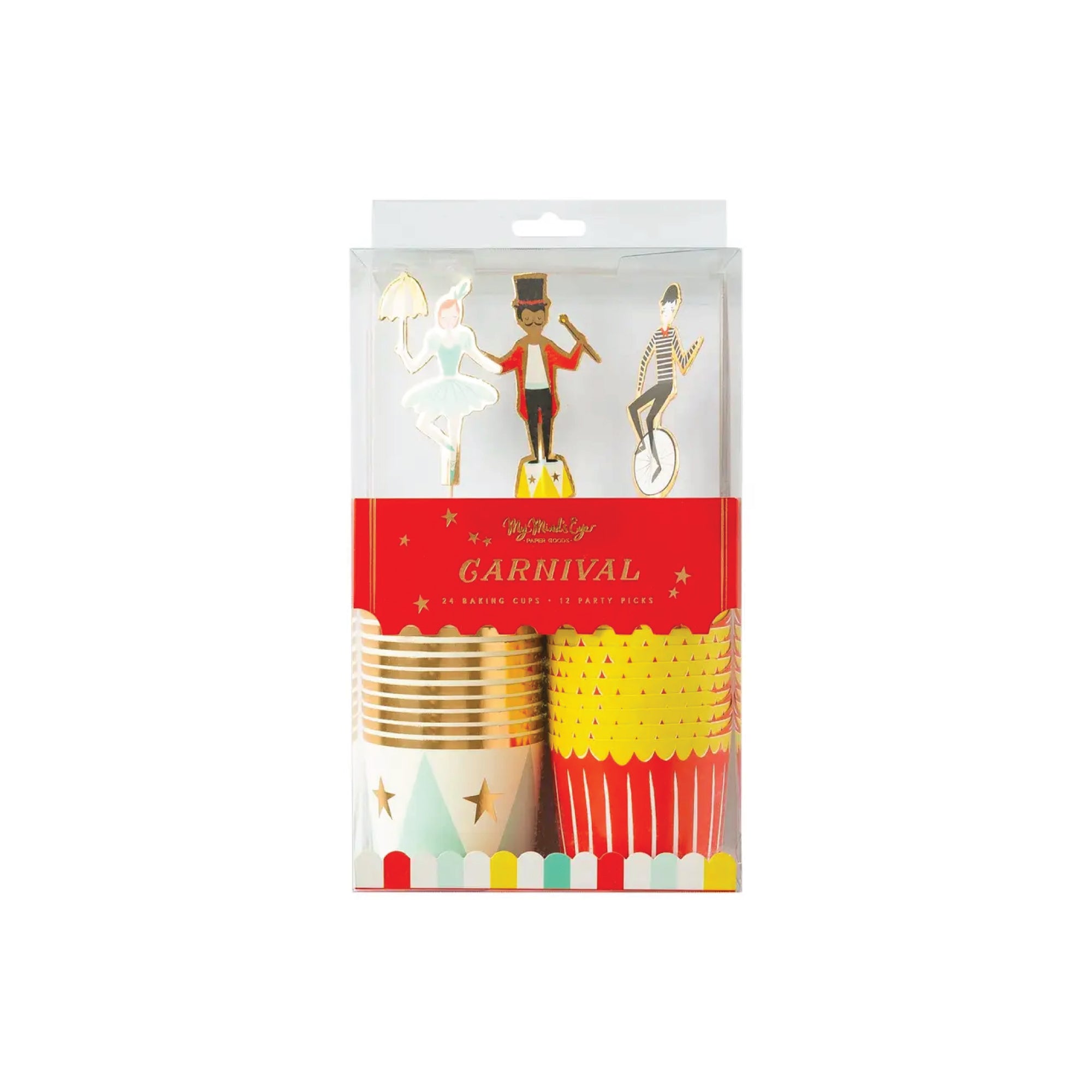 Carnival Cupcake Decorating Kit 24ct | The Party Darling