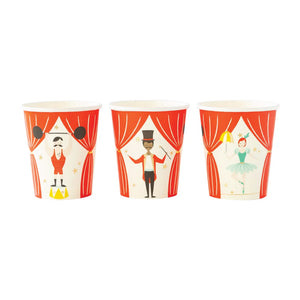 Carnival Paper Cups 8ct | The Party Darling