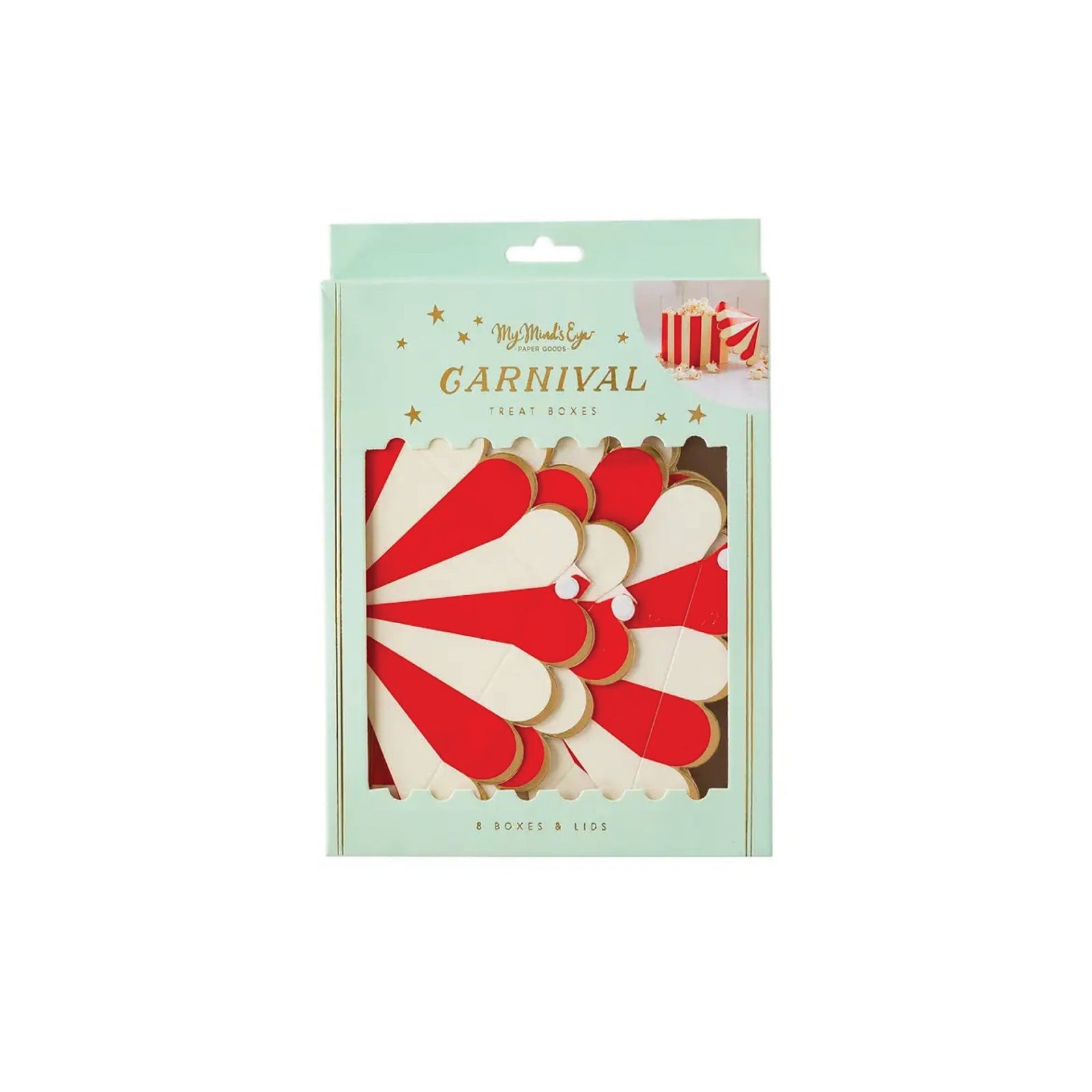 Carnival Tent Treat Boxes 8ct | The Party Darling