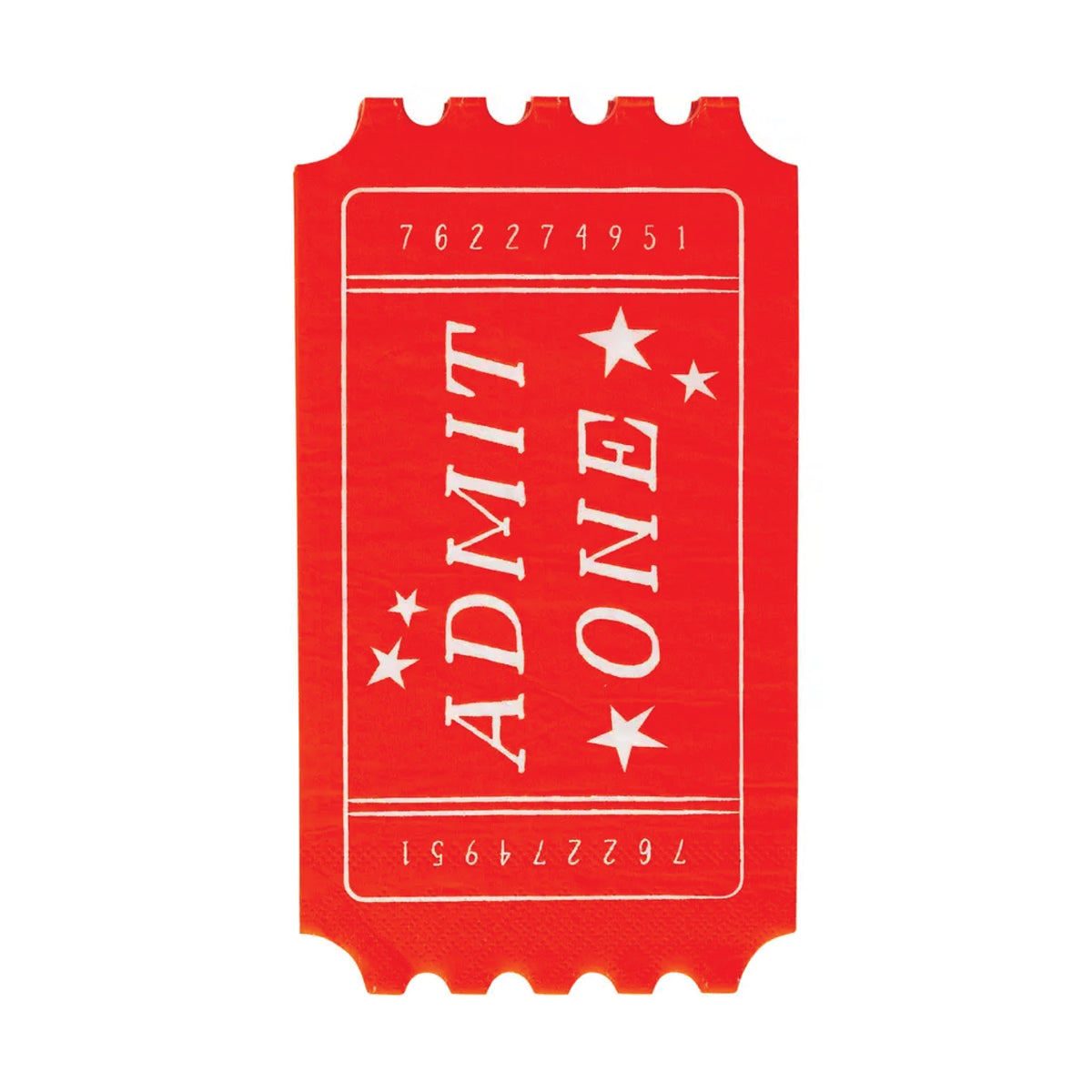 Admit One Carnival Ticket Guest Napkins 24ct | The Party Darling