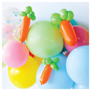 Carrot Mini Balloon Kit Garland
