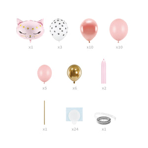 Pink Cat Balloon Bouquet Item Details