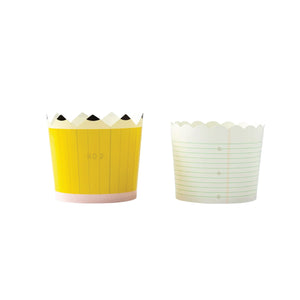 Chalkboard & Pencil Food Cups 50ct Designs