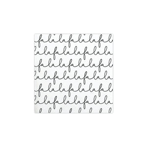 Fa La La Christmas Dessert Napkins 20ct | The Party Darling