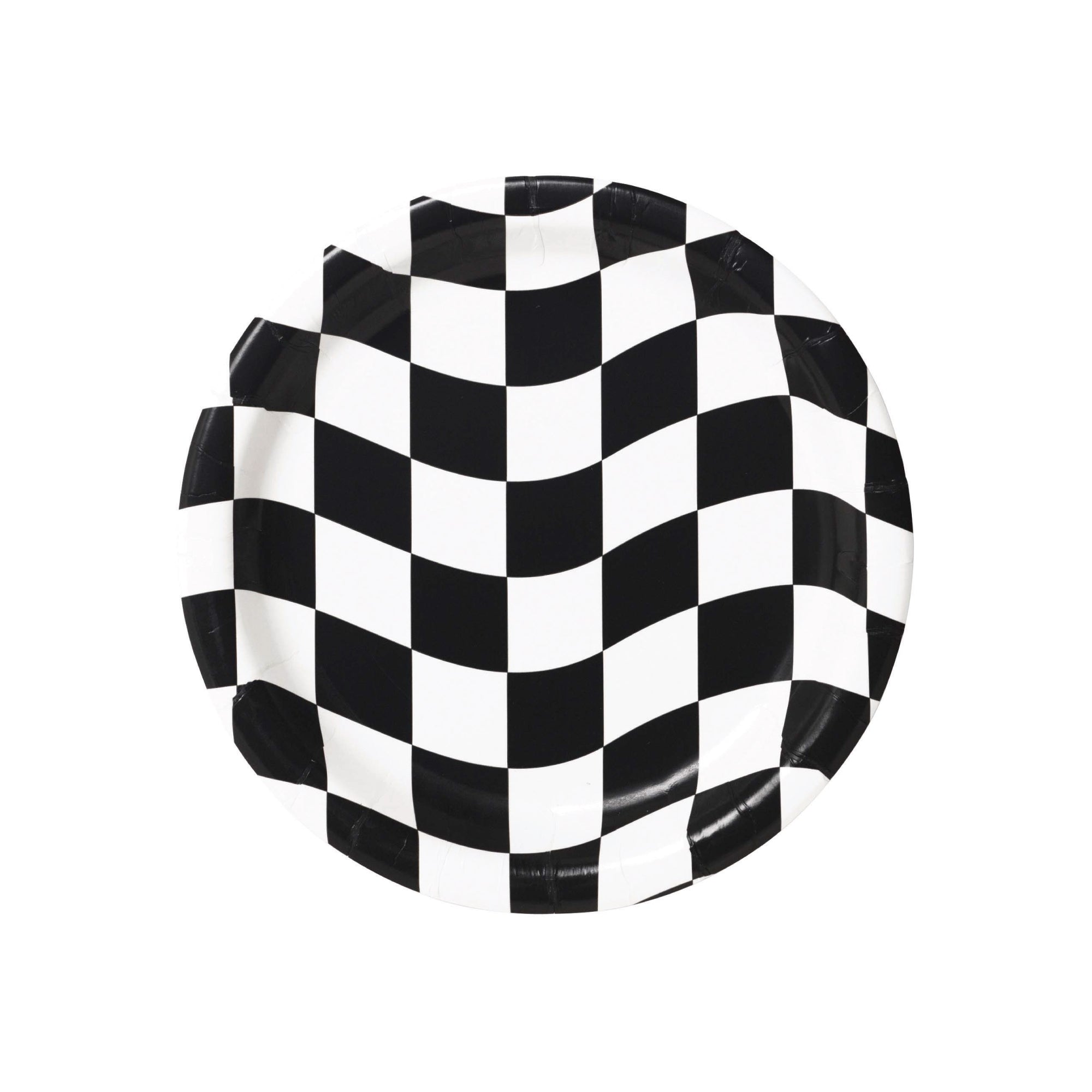 Classic Checkered Flag Dessert Plates 8ct | The Party Darling