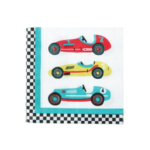 Classic Race Car Lunch Napkins 24ct| The Party Darling