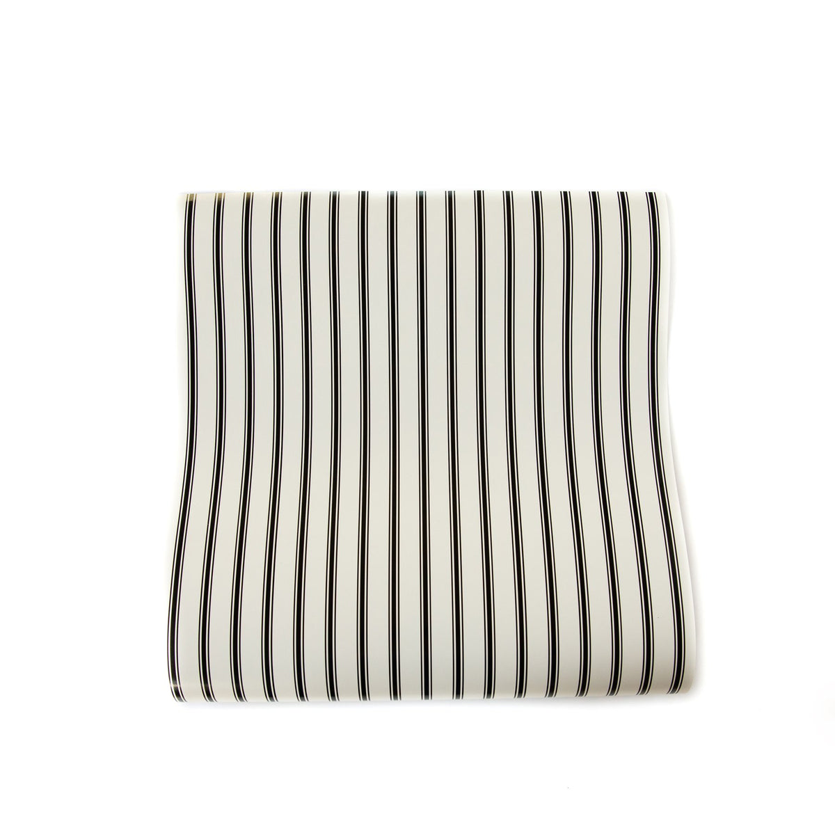 Cream with Black Stripes Table Runner